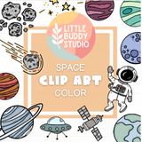 SPACE CLIP ART - Colour [DIGITAL DOWNLOAD]