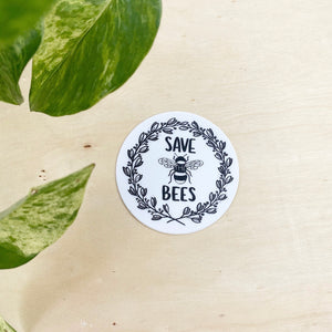 Save the Bees - vinyl sticker