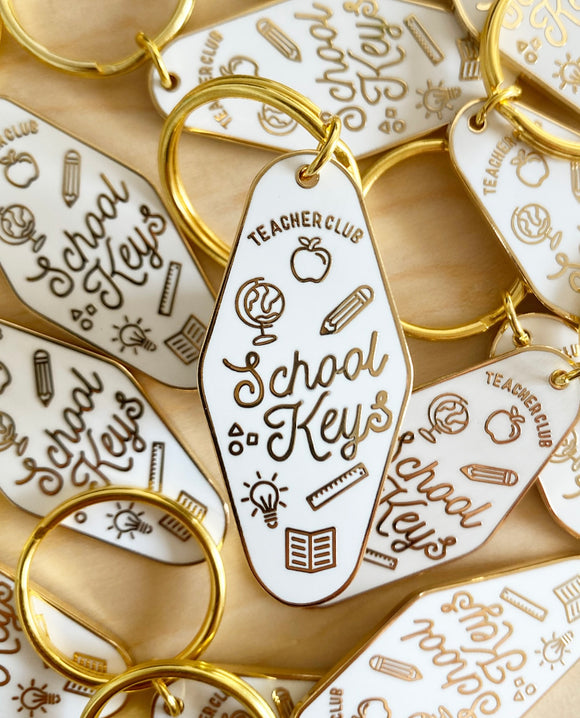 SCHOOL KEYS- keychain